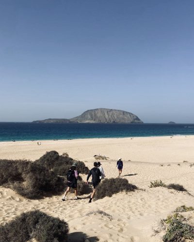 Sunny day at the north of La Graciosa